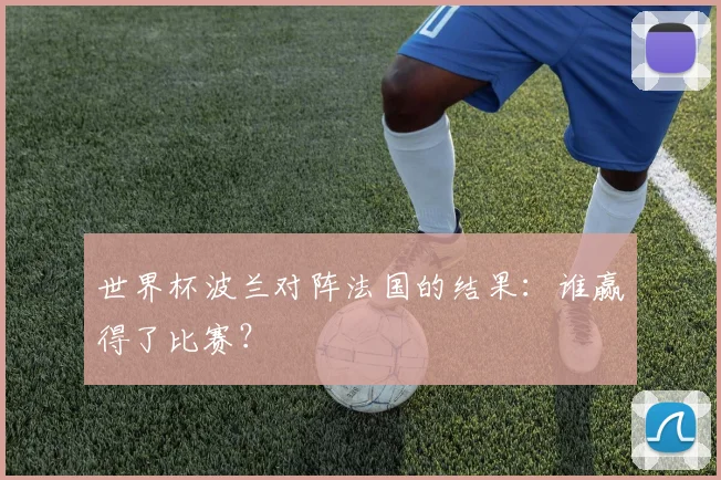 世界杯波兰对阵法国的结果:谁赢得了比赛?